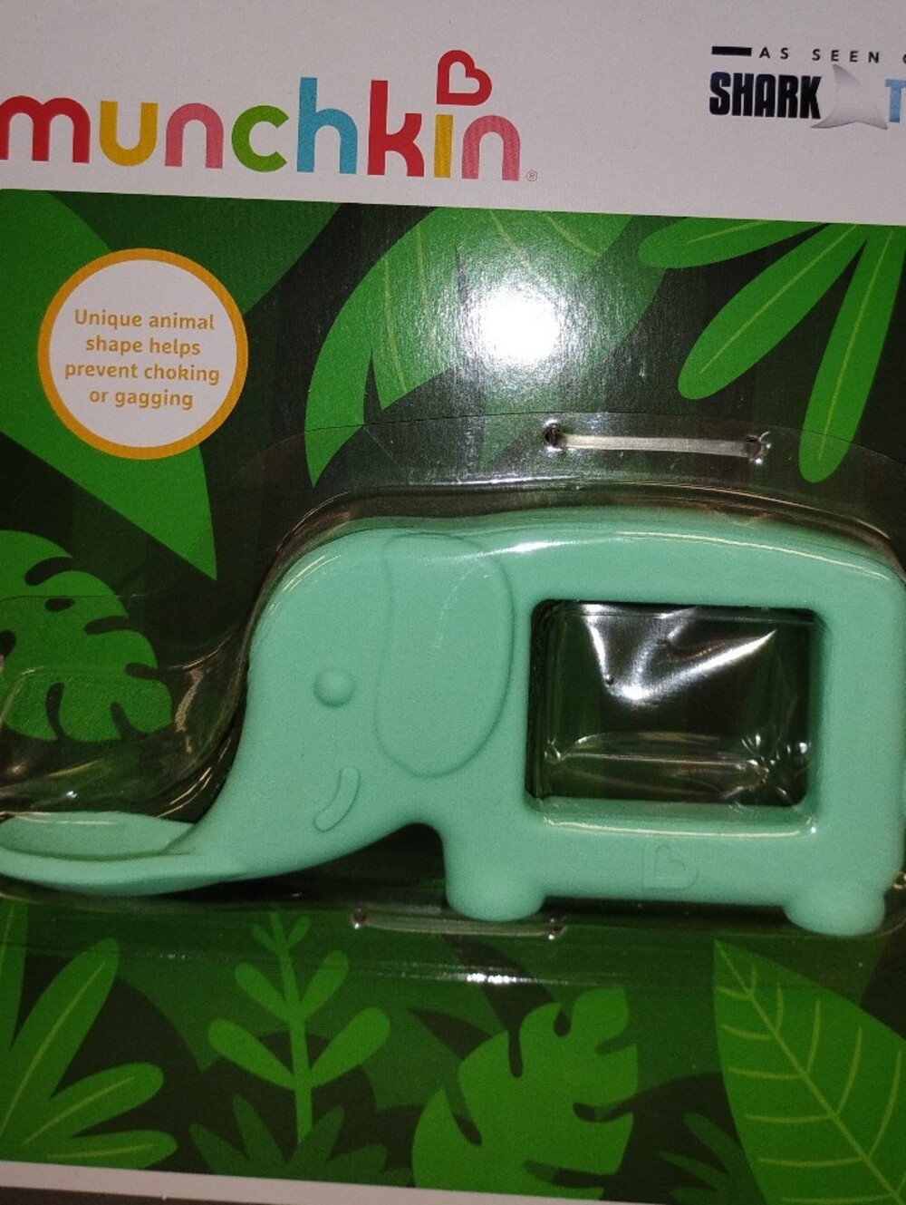 Baby Munchkin Silicone Elephant Teether - Mint